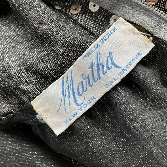 1970s Silver Sequined Modest Long Sleeve Maxi Dress - Picture 8 of 15